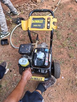 Dewalt Pressure washer 3400$ PSI