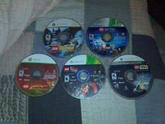 Lot Of (5) Different LEGO Video Games for Xbox360