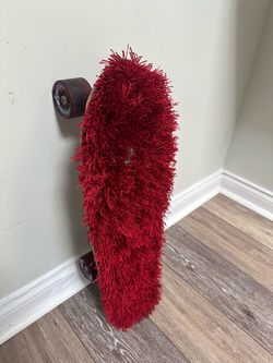 Shaggo carpeted skateboard