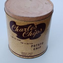 Vintage Charles Chip Can
