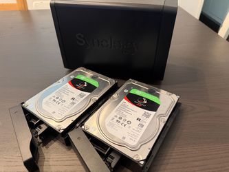 Synology DS718+ and 2 x 4TB IronWolf Pro HDDs