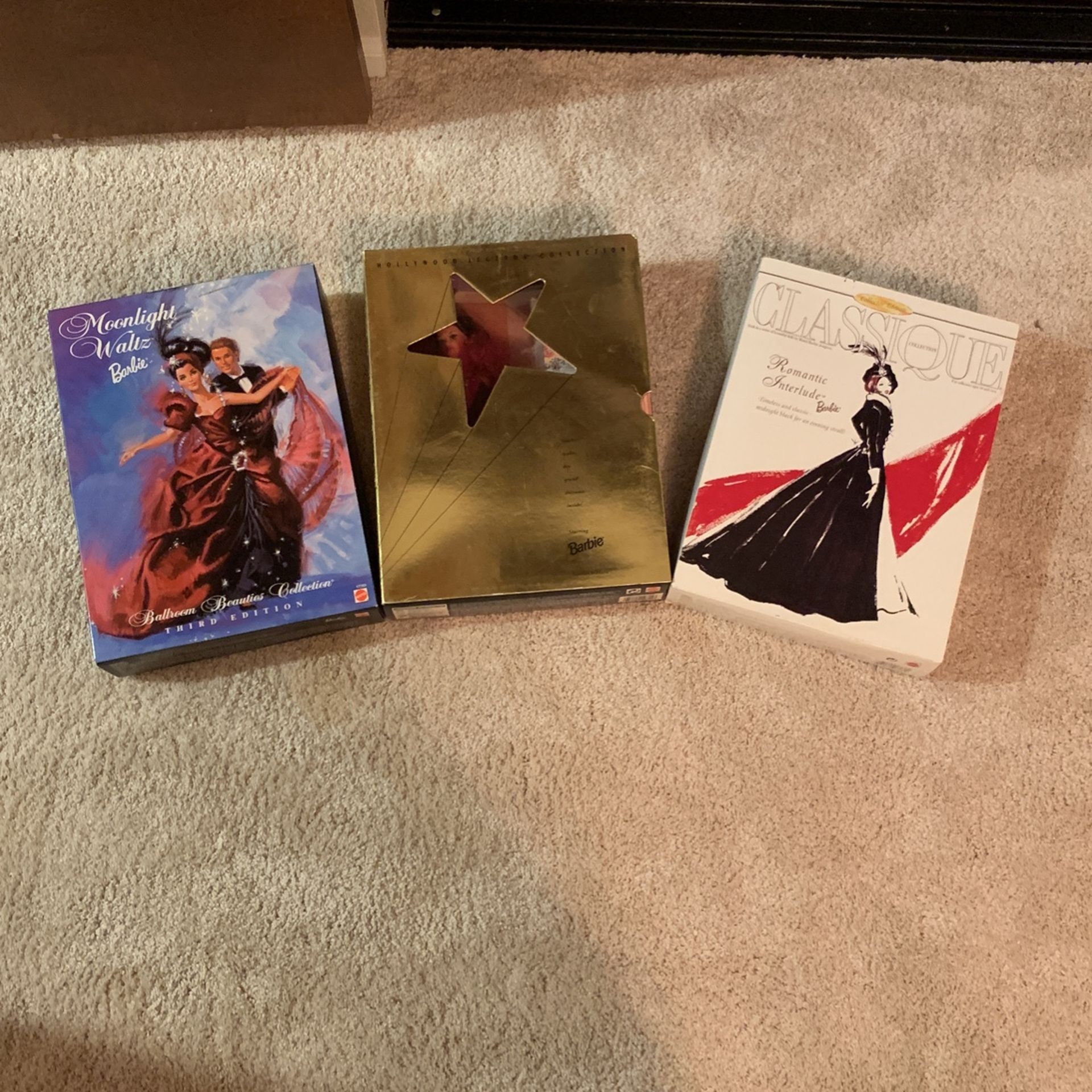 3 New Barbie Dolla In Boxes