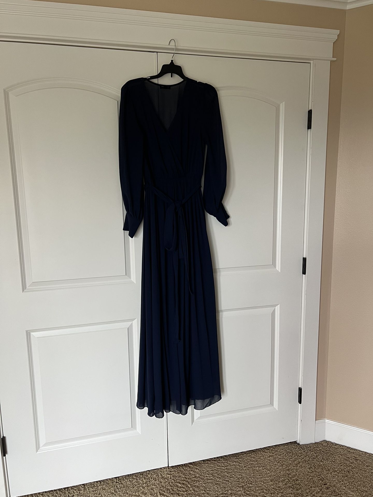 Navy Blue Dress,size-M, $20