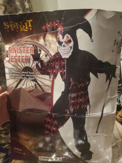 Spirit Sinister Jester Child Halloween Costume