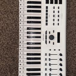 Arturia KeyLab 49 MkII MIDI Controller – Semi-Weighted Keys + Piano Stickers – Excellent Condition