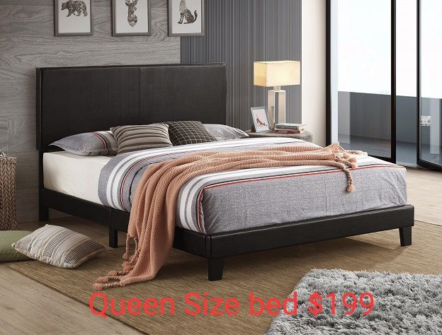 50% SALE queen size platform bedroom set