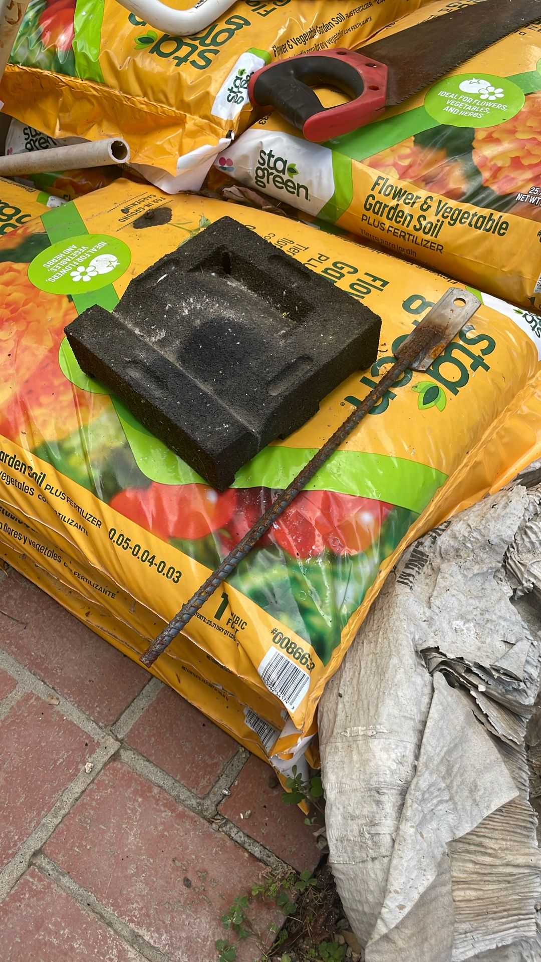 Five Swing Set Leveling And Anchor Blocks 8x8,2 In