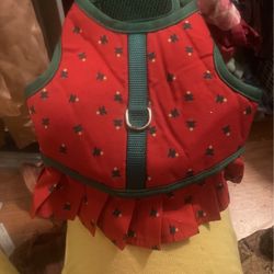 Small Dog Xmas Dress $5