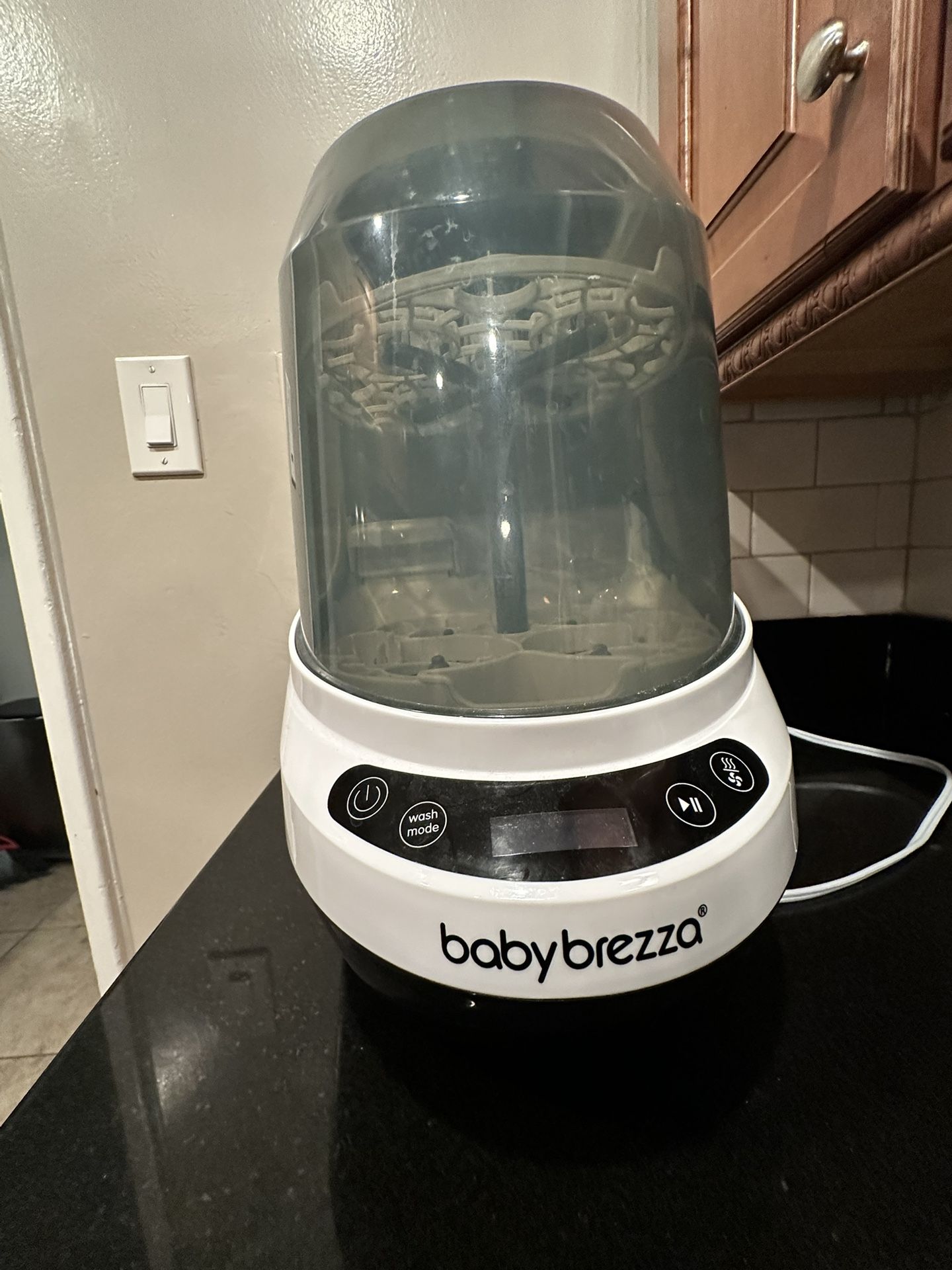 Baby Brezza Baby Bottle Washer Pro - Clinically Proven Better Cleaning - Washer, Sterilizer + Dryer In One Appliance