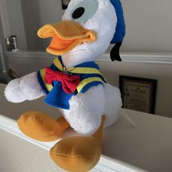 Donald Duck Plush Toy Vintage Disney Mattel 14"