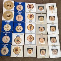 M.I. Hummel plates  25 years boxed