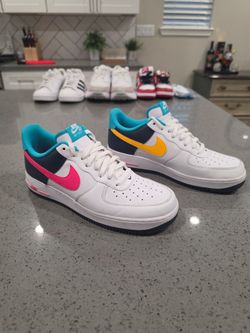 Nike Air Force 1 Low '90's Neon Pack' - Men's US Size 11 (UK 10, EUR 45), HF4849-100