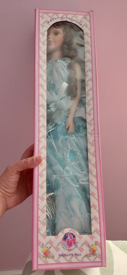 Brand new Royal blue Doll