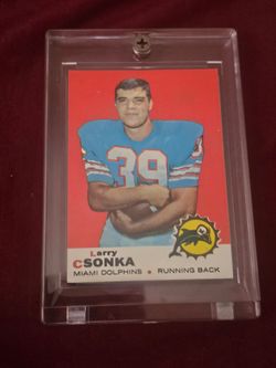 Larry Csonka 1969 Topps #120 RC (1972 Undefeated Miami Dolphins Legend)