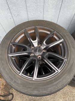 3 sets of tires, 2 sets of rims