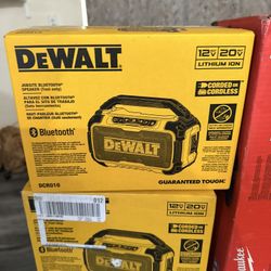 Dewalt Bluetooth Speaker  Corded Or Cordless