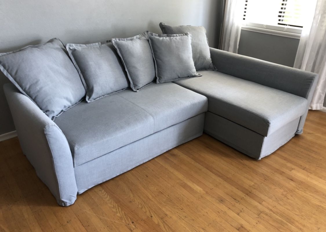 Grey IKEA Holmsund Sleeper Sofa