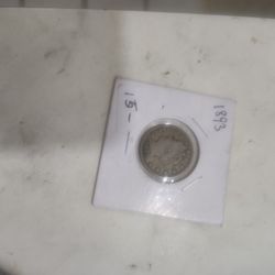 1893 V Nickel Mint State