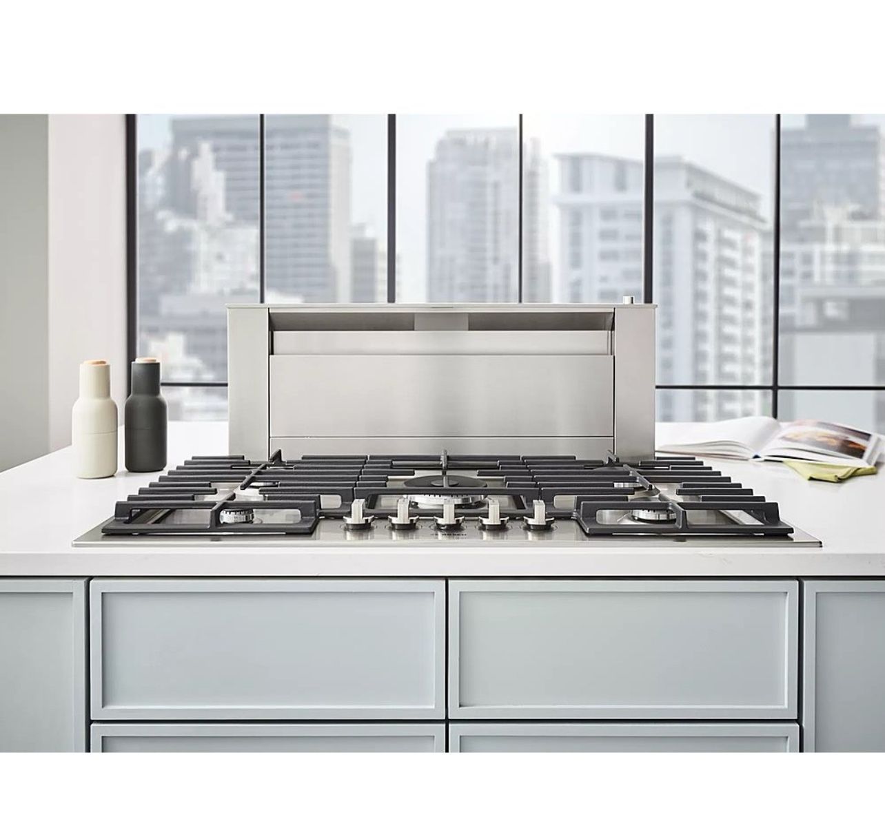 Bosch 800 Series 36" Telescopic Downdraft System Stainless Steel