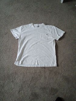 White Dickies Men's Short Sleeve Heavyweight Pocket T-Shirt
