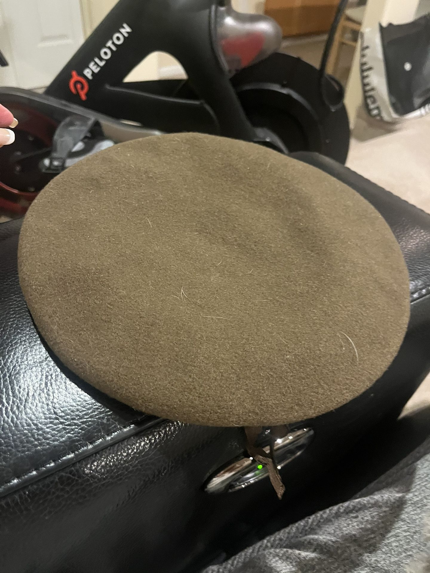 Vintage Army Beret Hat A.B.L. Cofabeba Wool