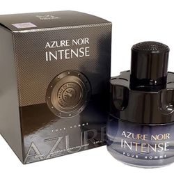 Azure Noir Intense Men's 3.4 Oz EDT Spray Long Lasting Perfume