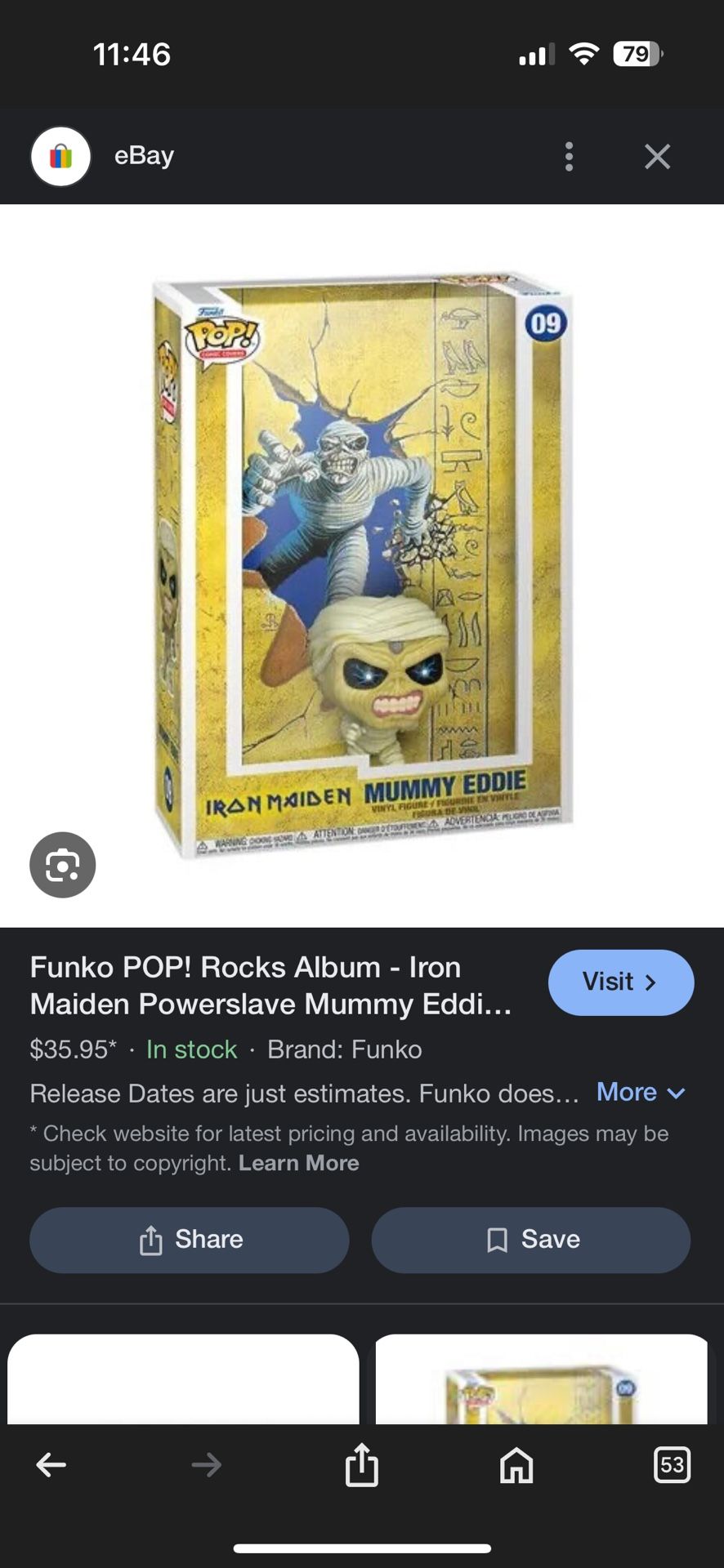 Iron Maiden Funko Pop
