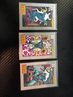 DC Comics 1998 Hero Heritage Blue Beetle Identikit Trading Card Lot 3 #1-3