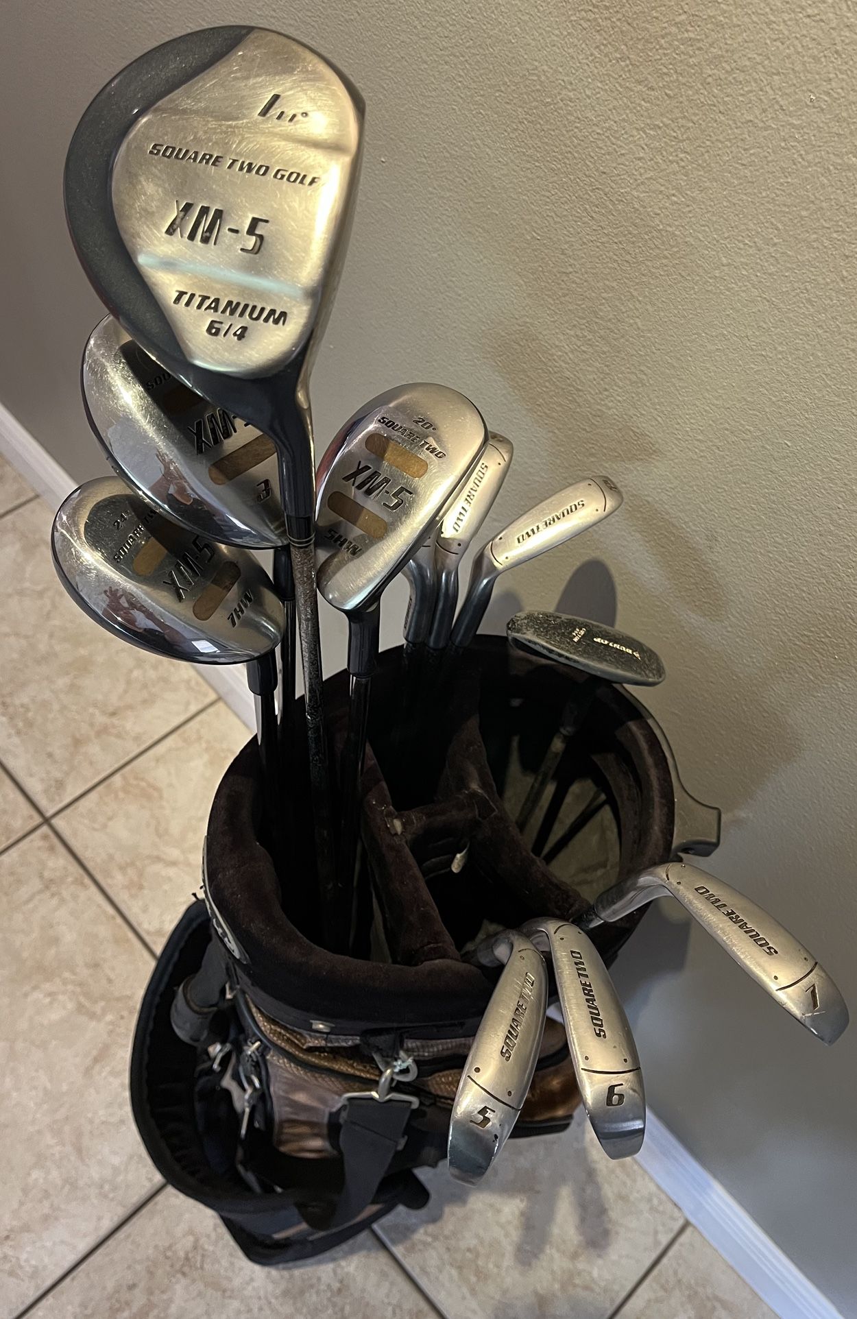 Full Set of Square Two Golf Clubs