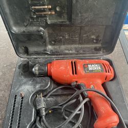 Black And Decker Corded Drill