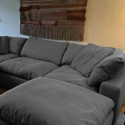 Grey Cloud Modular Sectional Couch Sofa 