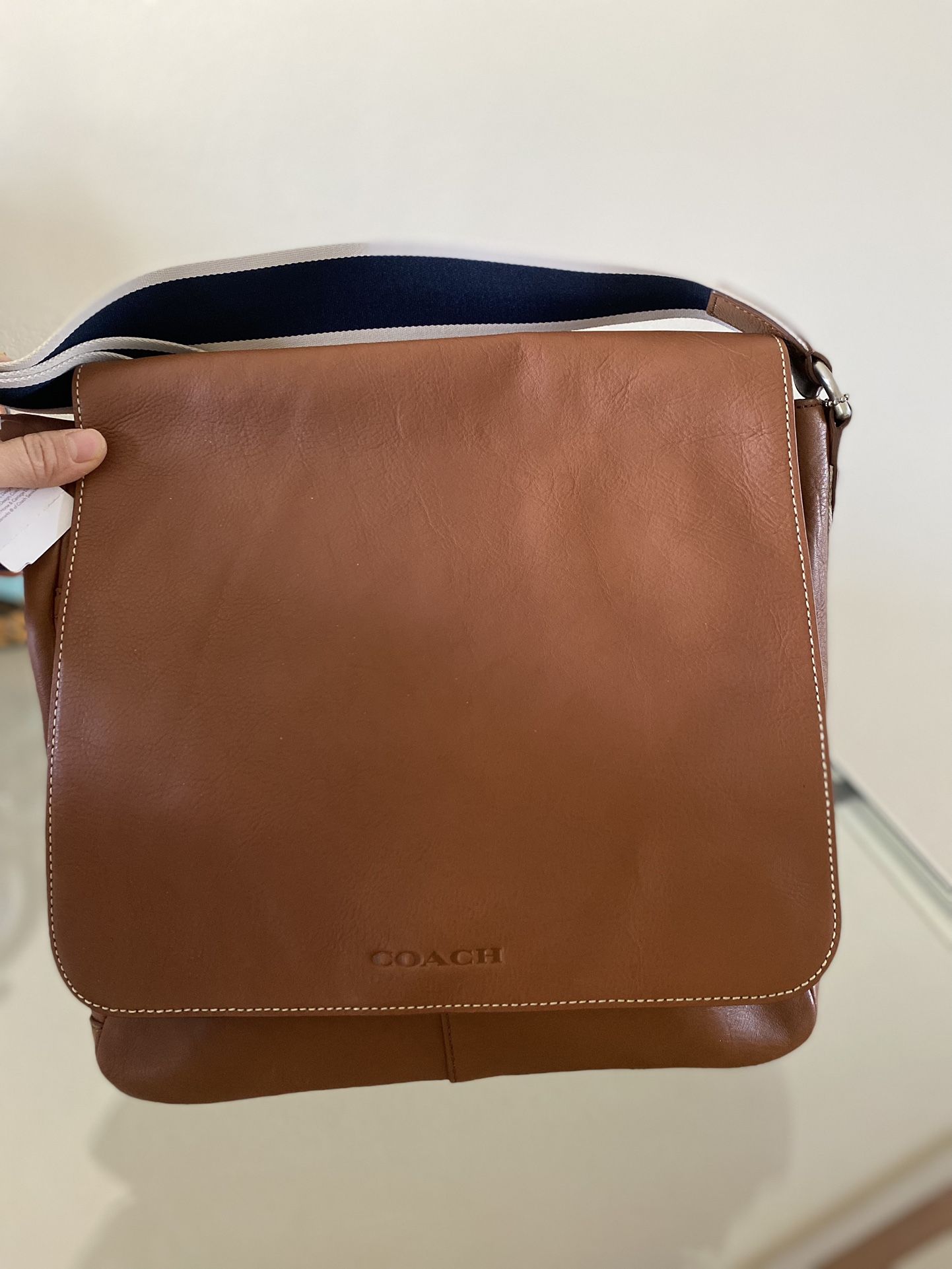 NWT Coach Men’s Map Bag F70555