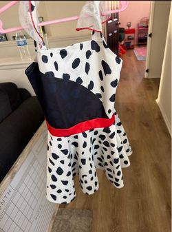 Dalmatian little girl dress