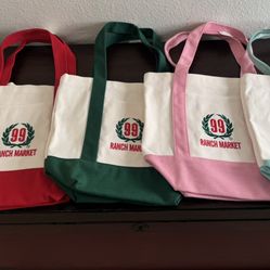 Mini Tote Bags Set Of 5