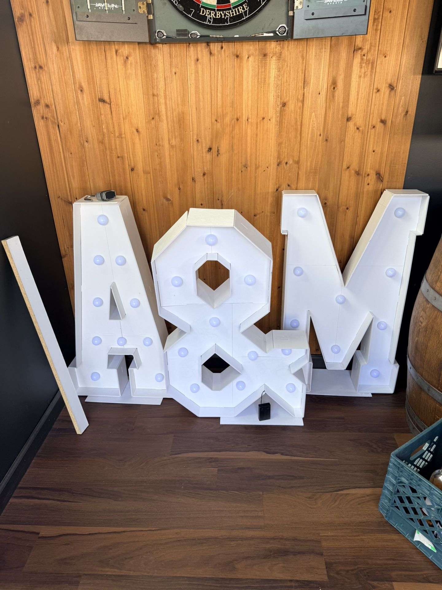 3ft Tall Letters A & M