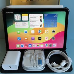  Apple Ipad Mini 6th Generation (2021 model / 8.3” Retina Display) 64GB with stylus pen, case & Accessories (256GB $449) 