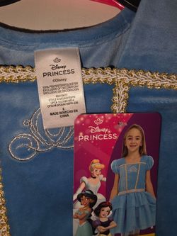 Disney Princess Cinderella Girls Costume Dress Size 6