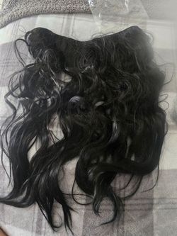 Black hair extensions