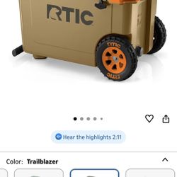 RTIC 52 QT - Wheeled cooler