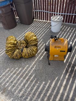 Americ VAF 1500 Blower/Ventilator and Duct
