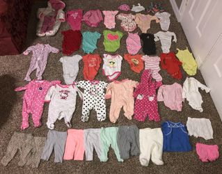 Baby Girl Newborn, 0M-3M