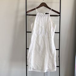 White lace top shop dress- 6 