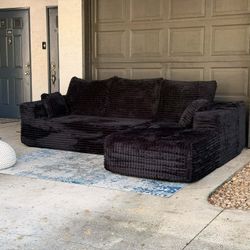 Modern Boneless L Shaped Couch 