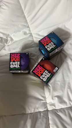 NeeDoh FUZZ BALLS PURPLE, BLUE, And ORANGE
