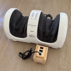 YAMAZEN Foot Massager (YFM-57) with Step-Down Transformer for US Use