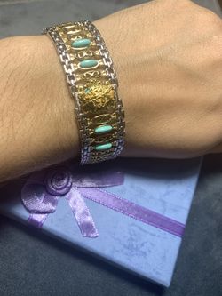 Turquoise Statement Bracelet for Women