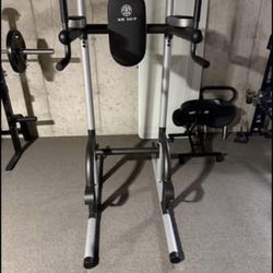 Golds Gym XR 10.9 Power Tower with Push-Up Pull-Up & Dip Stations