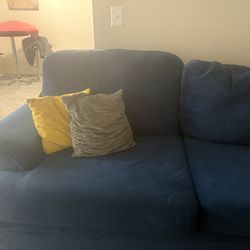 Navy Blue Sectional 