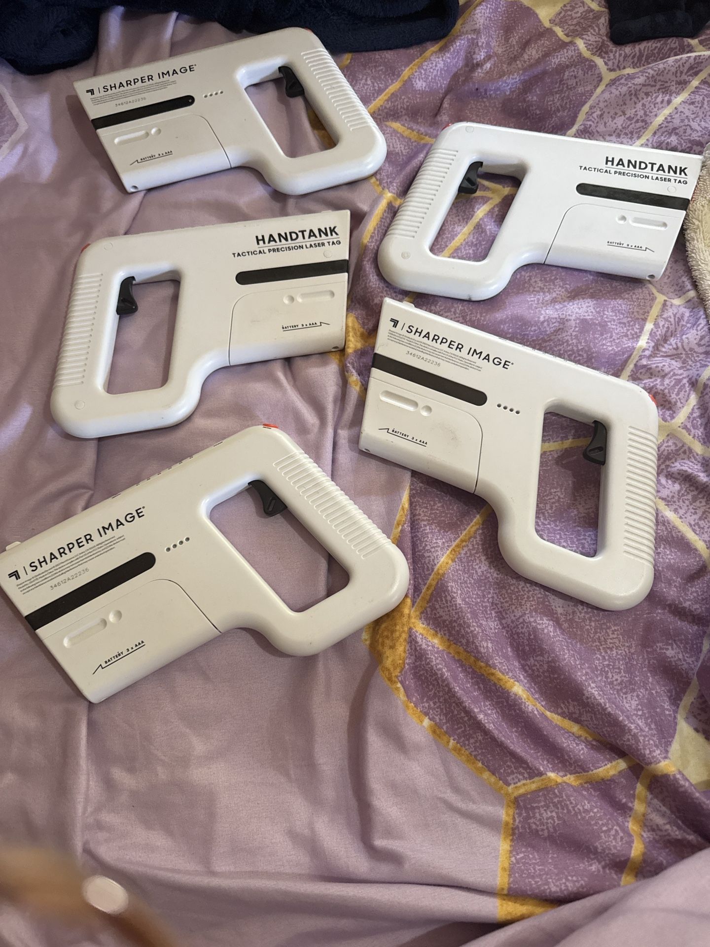 6 Sharper Image Laser tag Guns