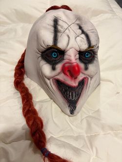 Creepy Clown Halloween Latex Mask